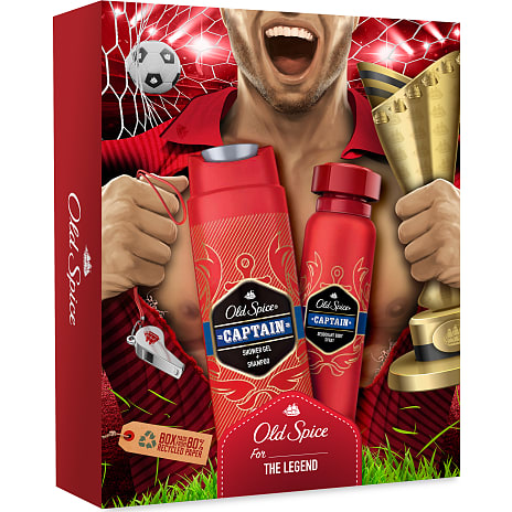 Old Spice Gaveæske med roll-on deodorant og aftershave balm