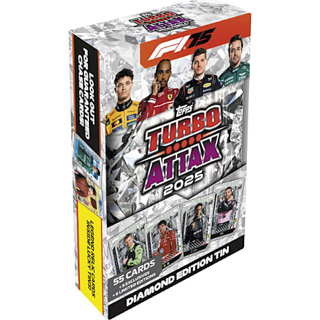 Topps Formula 1 Turbo Mega Tin Diamond Samlekort