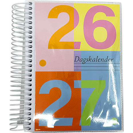 1Conzept Spiralkalender studie 2026/27 – multifarvet 1 stk.