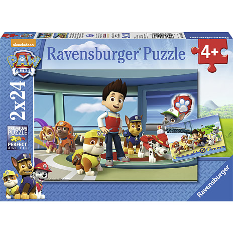 Ravensburger Paw Patrol Puslespil 2x24 Brikker