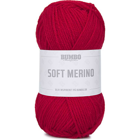 Bumbo By Mayflower BUMBO Soft Merino uldgarn - rød 134 1 stk.
