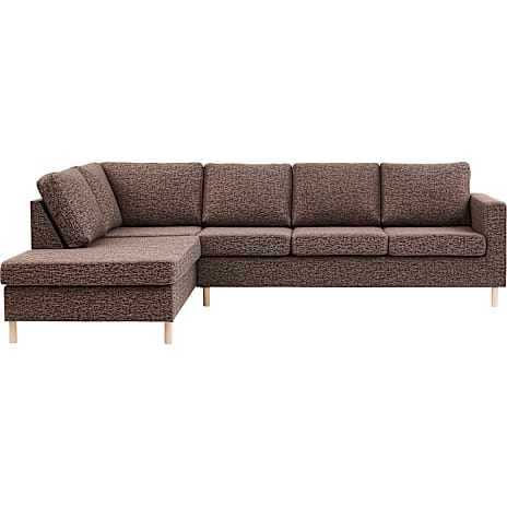 Andre mærker Oslo venstrevendt open-end sofa - brun