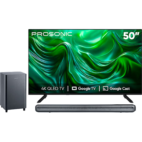 Prosonic 50QUG9025 QLED TV + SB-2000 Soundbar