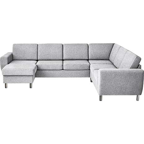 Rom Nordic Vendbar Hjørnesofa med Chaiselong Lysegrå