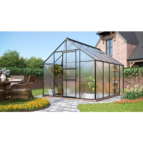 Vitavia Merkur 8300 Drivhus sort polycarbonat