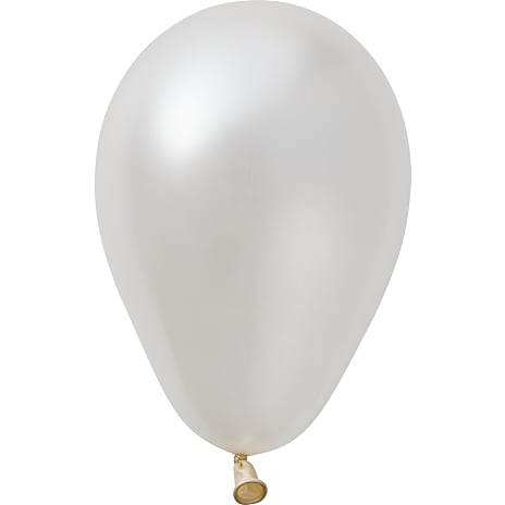 Andre Mærker Latexballoner 30 cm 6-pak - perle metal 6 stk.
