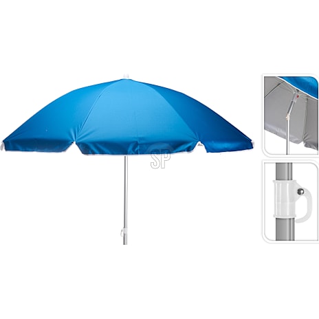 Andre mærker Strandparasol blå