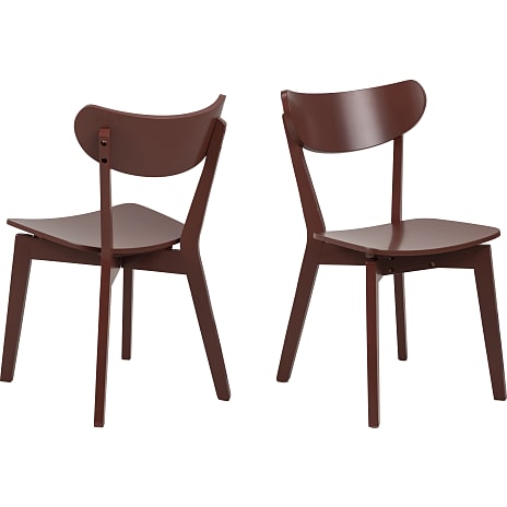 AC Design Furniture Roxby spisebordsstol lakeret terracotta