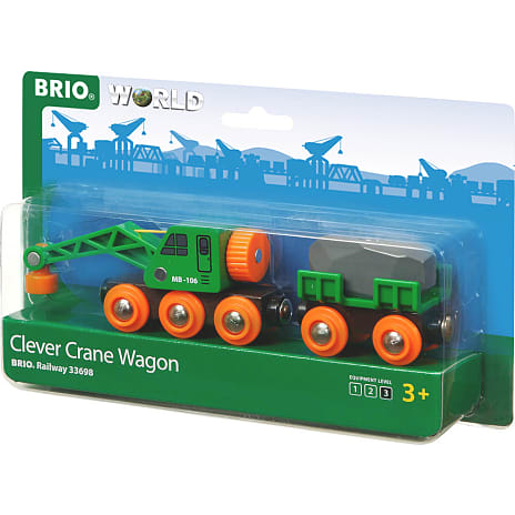 BRIO Togvogn Med Kran 33698