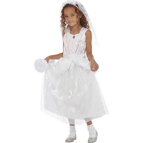 Prinsesse Brud Kostume Str. 116