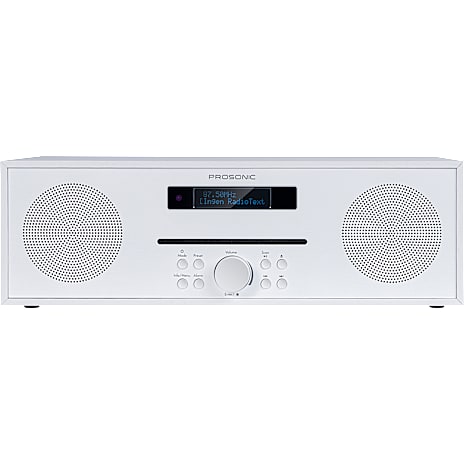 Prosonic DAB-2000 radio - hvid 1 stk.