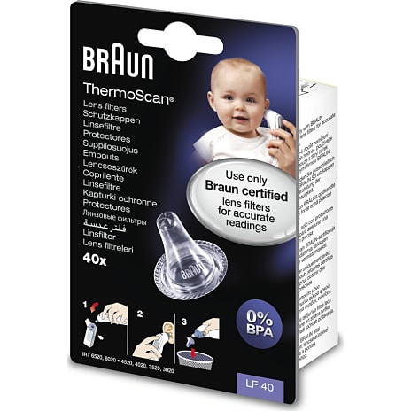 Braun Thermoscan Linsefilter 40-pak