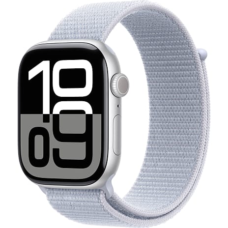 Apple Watch S10 Cell 46 mm Silver Aluminium Sport Loop