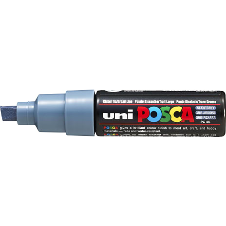 Posca PC8K Vandbaseret Tusch Skifergrå