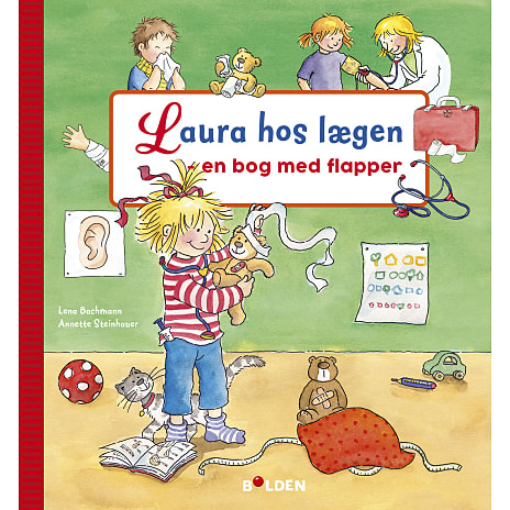 Bolden Laura hos lægen - en bog med flapper - Lena Bachmann