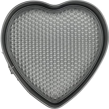 Hjerteformet springform Ø: 24 cm - sort 1 stk.