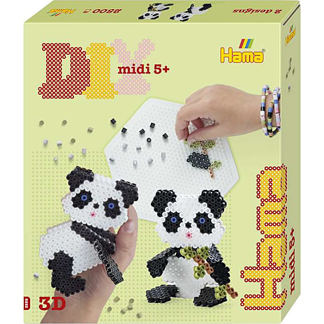 Hama Midi Gaveæske 3D Panda