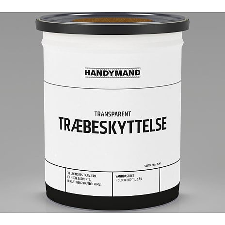 Handymand transparent træbeskyttelse