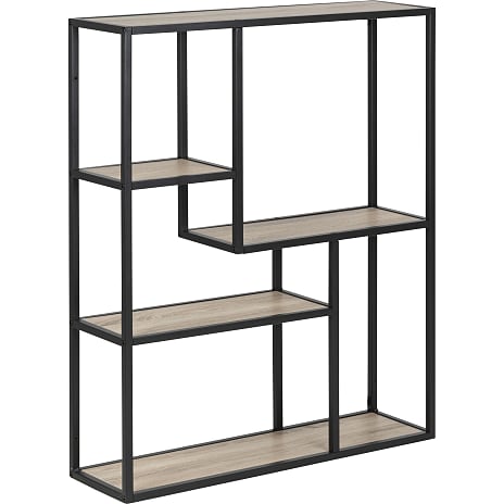 AC Design Furniture Seaford Vægreol Trælook Sort