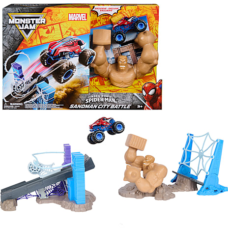 Monster Jam Spiderman vs. Sandman Legesæt