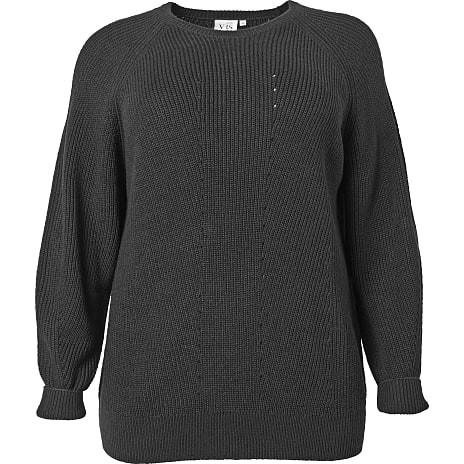 VRS Dame Striktrøje Str. 48 Sort