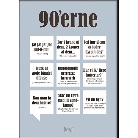 Citatplakat 90'er Dialægt