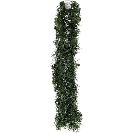 Julefryd lametta guirlande 15 cm x 2 meter - grøn