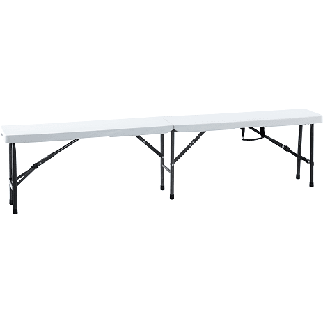 Foldbar Bænk Hvid