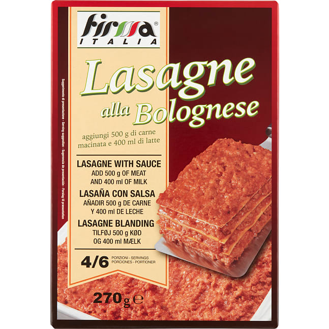 Lasagne bolognese kit
