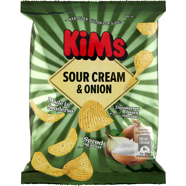 Chips m. sour cream & onion