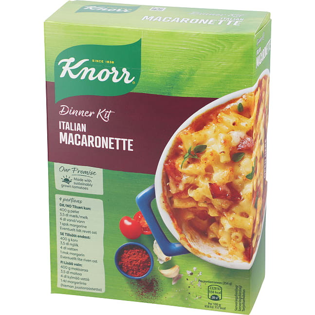 Macaronette dinner kit
