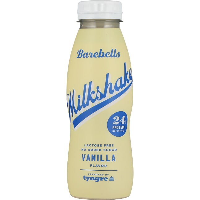 Proteinmilkshake m. vaniljesmag u. tilsat sukker laktosefri