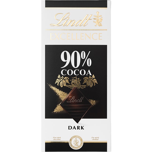 Mørk chokolade 90% kakao