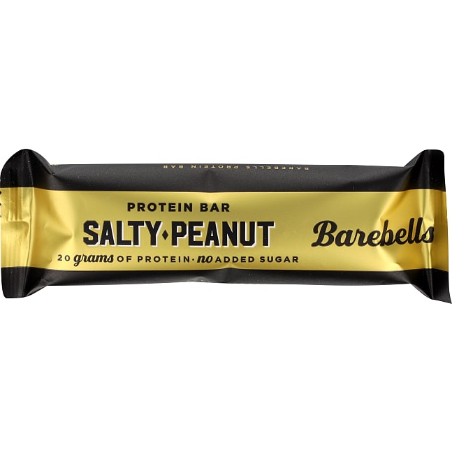 Proteinbar m. saltede peanuts u. tilsat sukker