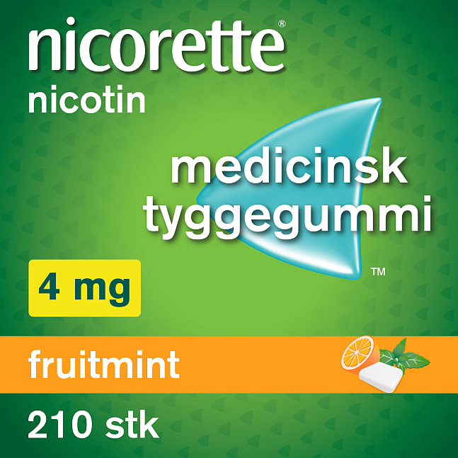 Nikotintyggegummi Fruitmint