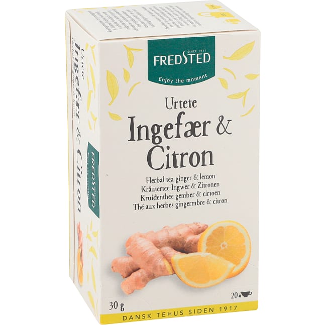 Urtete m. ingefær og citron