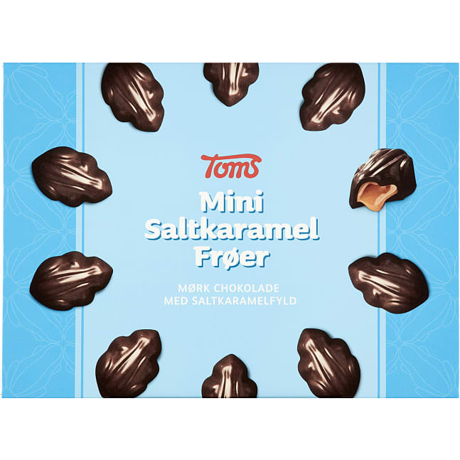 Chokoladefrøer m. karamelfyld