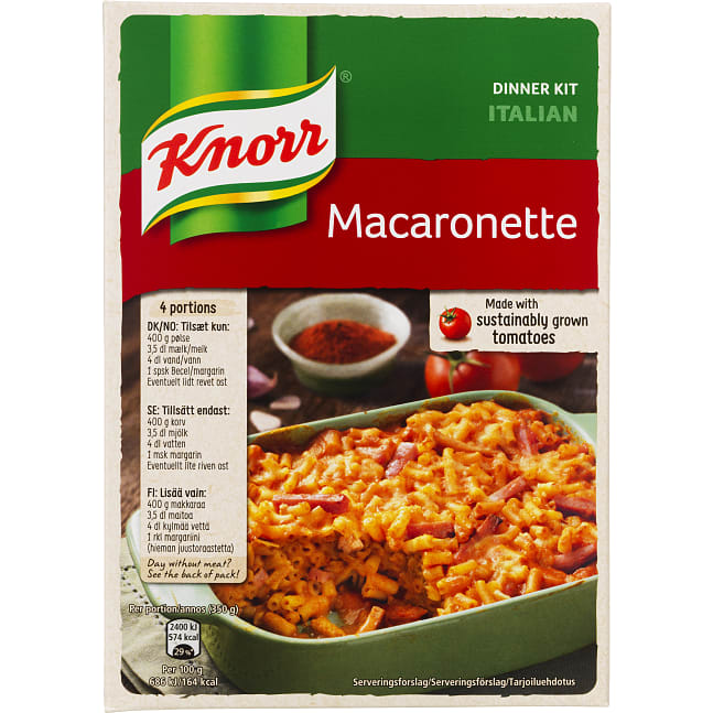 Macaronette dinner kit