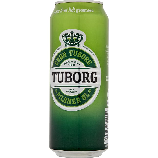 Grøn Tuborg Pilsner