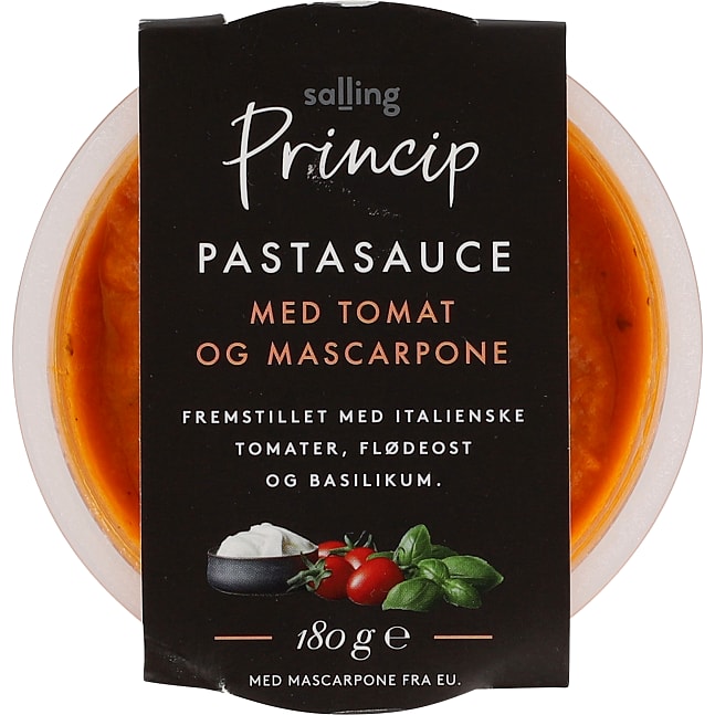 Pastasauce m. tomat og mascarpone