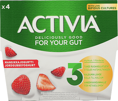 Jordbær Yoghurt Activia