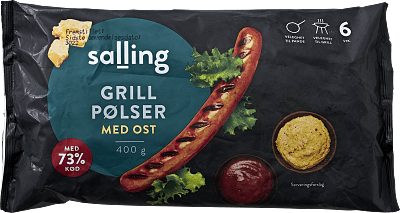 GRILLPØLSE OST SALLING