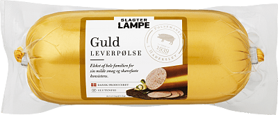 GULDLEVERPØLSE LAMPE