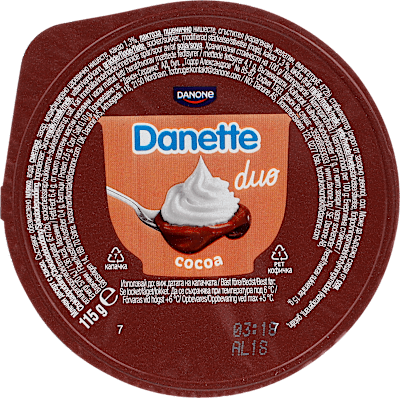 Chokoladebudd. Danette