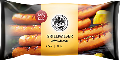 Grillpølser M/Ost Pølsemesteren