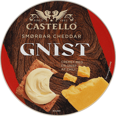 Castello Smørbar Cheddar Gnist