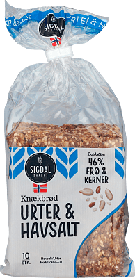 Knækbrød Urter Sigdal