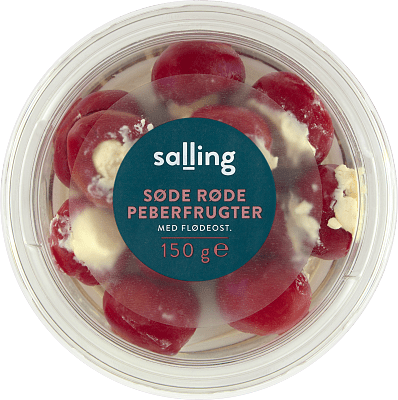 RØD PEBER M OST SALLING