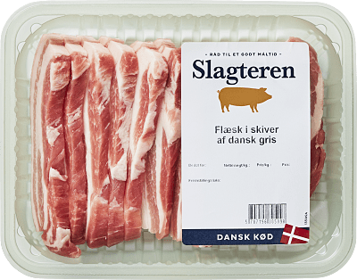 FLÆSK I SKIVER SLAGTEREN