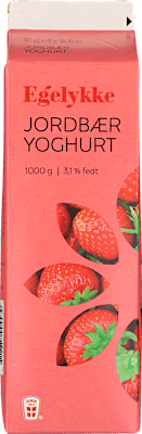 Yoghurt Jordbær Egelykke